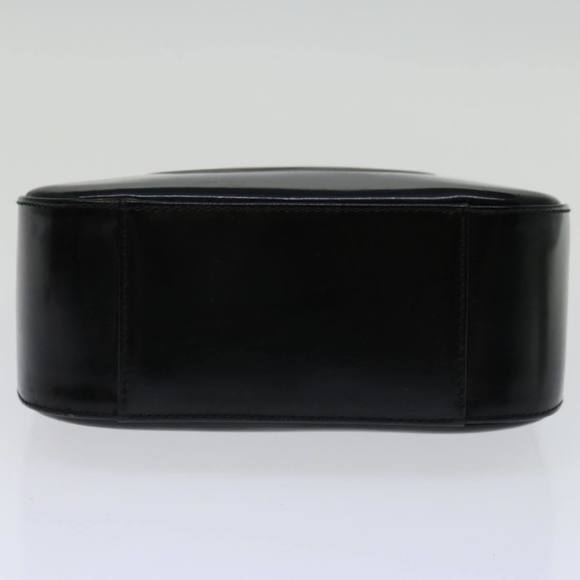 GUCCI Interlocking Hand Bag Patent leather Black 007 2023 0249 Auth ti1576 - Picture 5 of 16